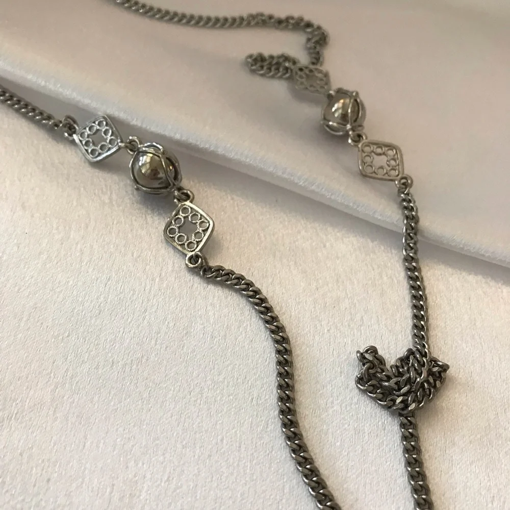 Premier Design‎ silver tone chain necklace